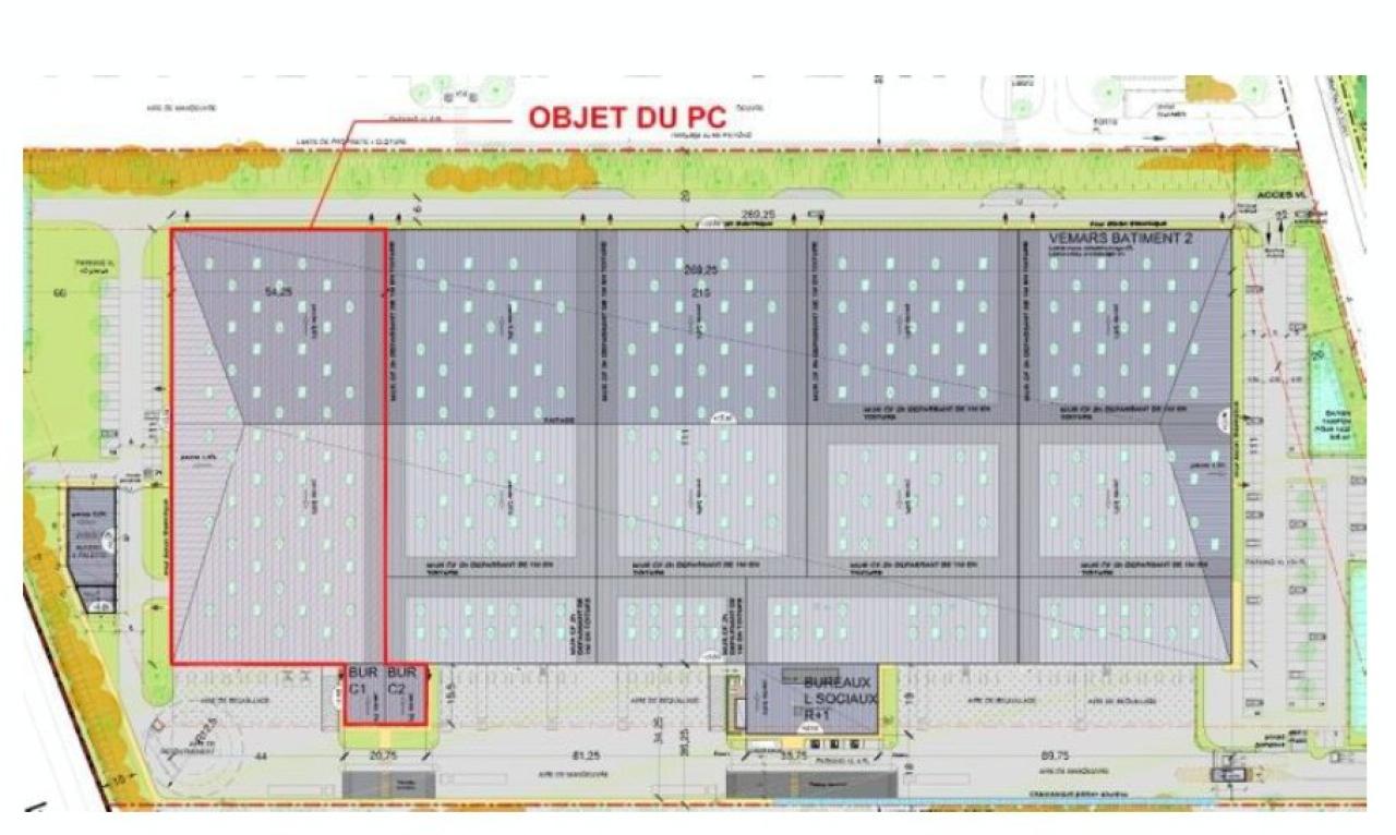 Entrepôt classe a Vémars 6207m² Location entrepôt classe a Vémars Val-d'Oise OLLOG2530212 6